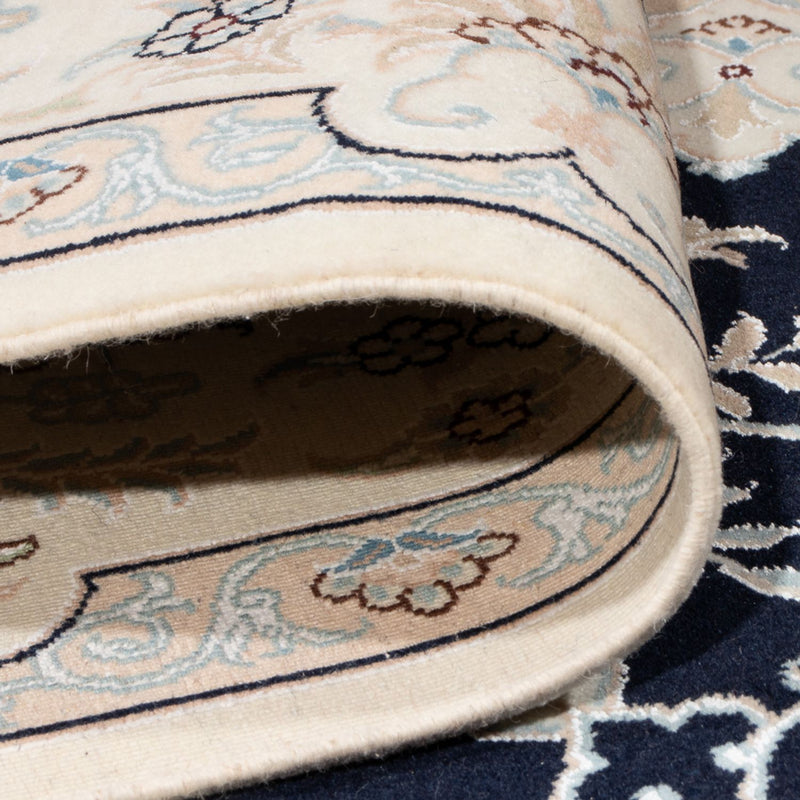 Persisk teppe - Nain - Premium - 312 x 202 cm - mørkeblå