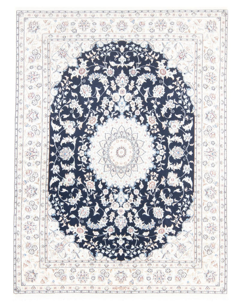 Nain - 9La Teppe 147x196cm - Persisk teppe - mørkeblå