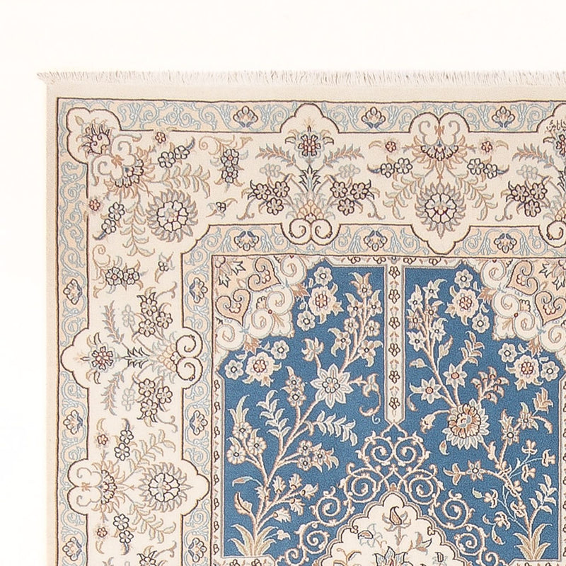 Persisk teppe - Nain - Premium - 298 x 200 cm - lyseblå