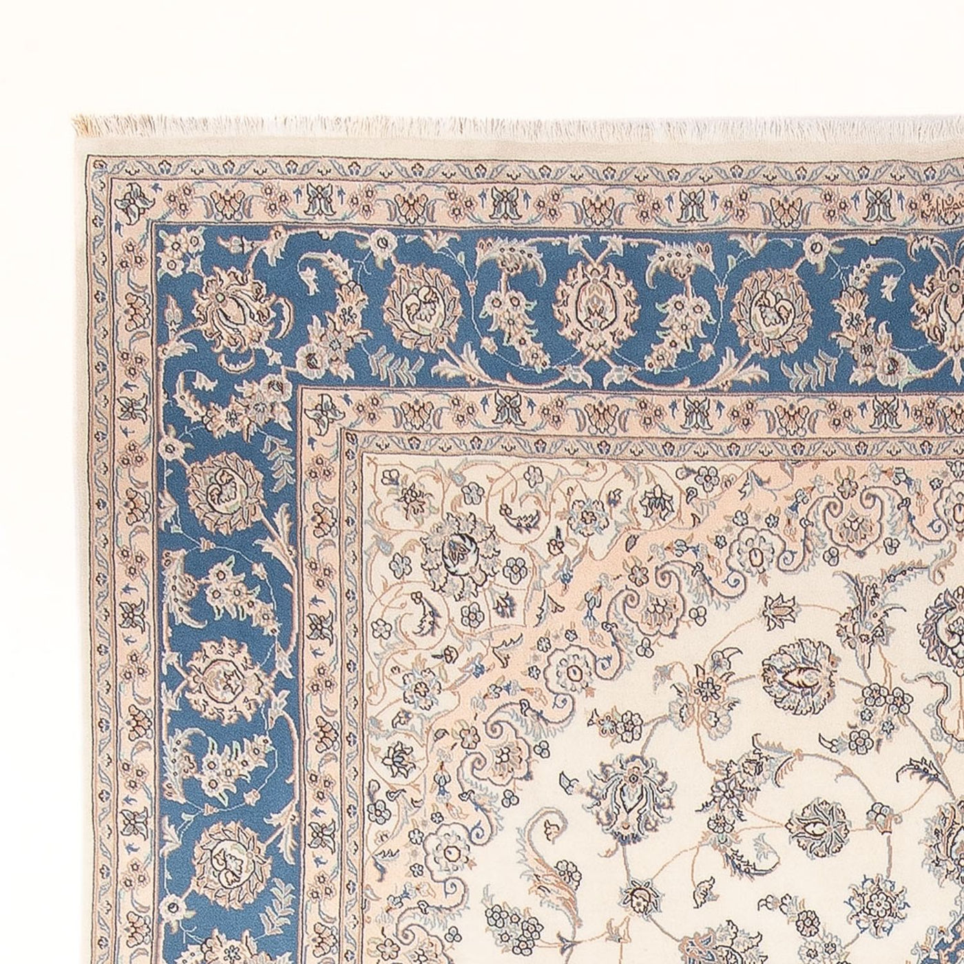 Persisk teppe - Nain - Premium - 353 x 248 cm - krem