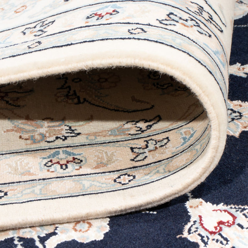 Persisk teppe - Nain - Premium - 275 x 228 cm - mørkeblå