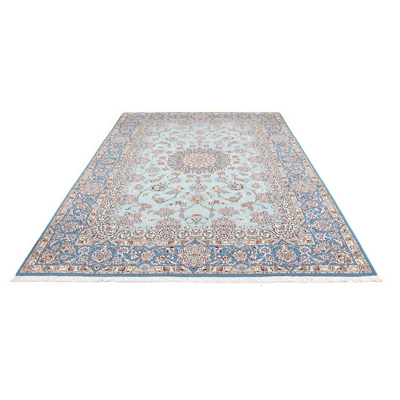 Persisk teppe - Nain - Premium - 308 x 200 cm - lyseblå