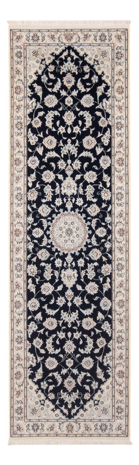 Nain - 6La teppe 81x253cm - Persisk teppe - mørkeblå