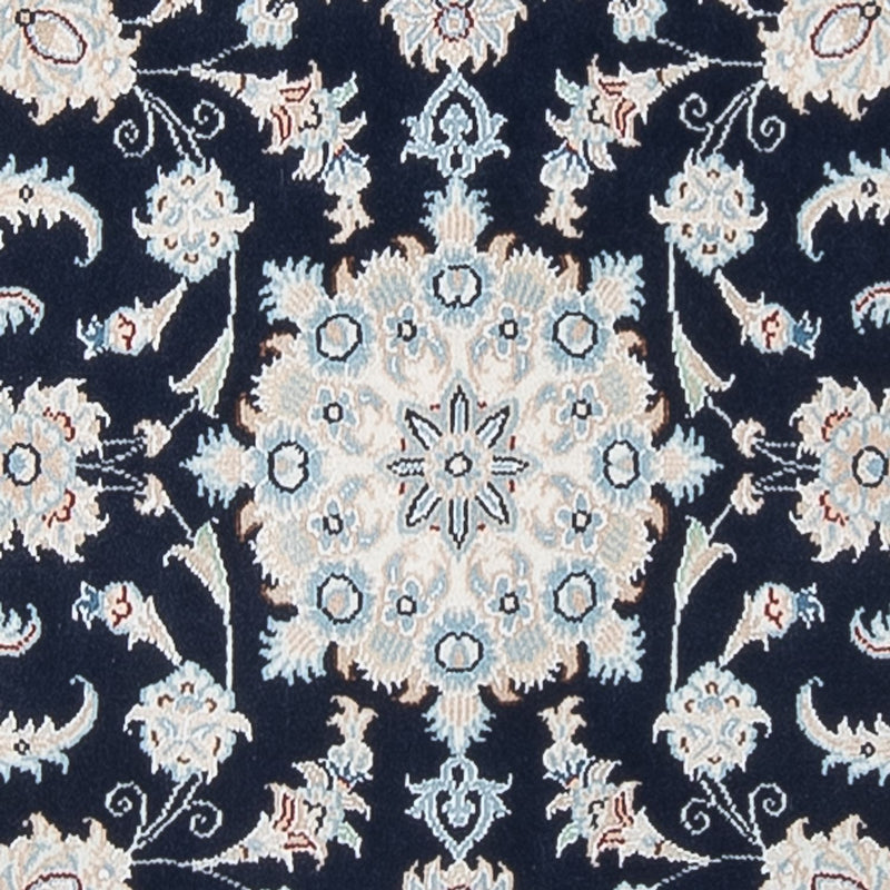 Nain - 6La teppe 81x306cm - Persisk teppe - mørkeblå