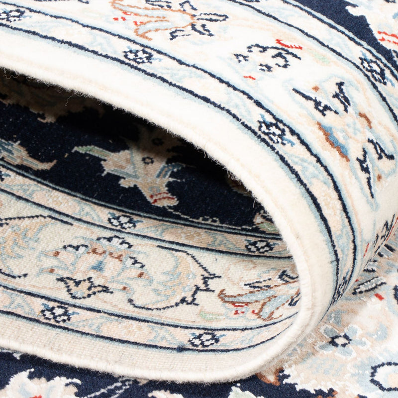 Nain - 6La teppe 81x306cm - Persisk teppe - mørkeblå