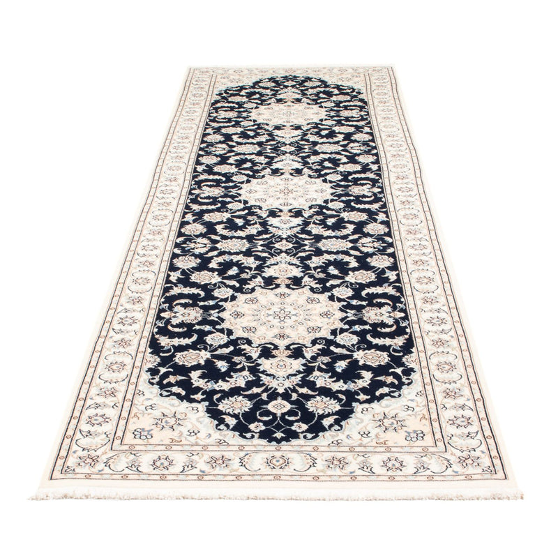 Nain - 6La teppe 88x300cm - Persisk teppe - mørkeblå