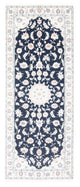 Nain - 9La teppe 81x204cm - Persisk teppe - mørkeblå