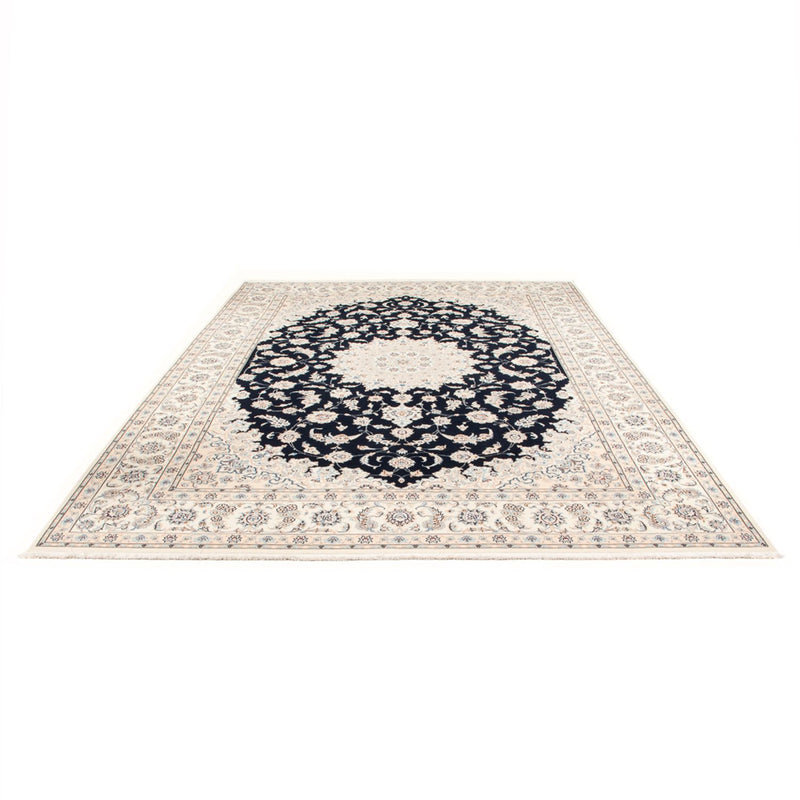 Persisk teppe - Nain - Premium - 348 x 245 cm - mørkeblå