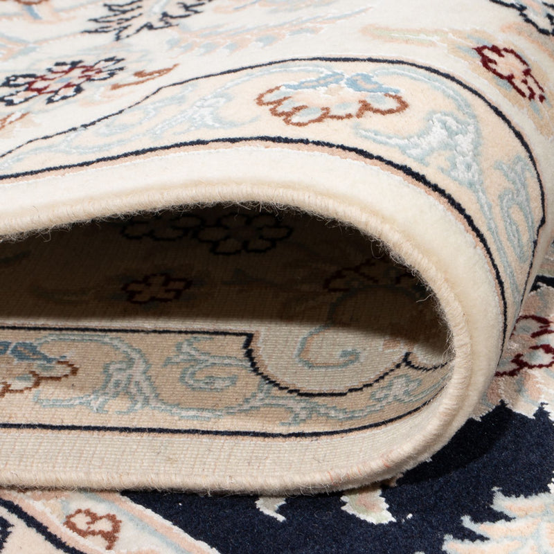 Persisk teppe - Nain - Premium - 304 x 199 cm - mørkeblå