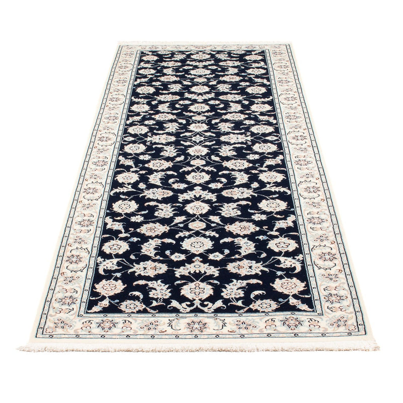 Nain - 6La teppe 83x248cm - Persisk teppe - mørkeblå