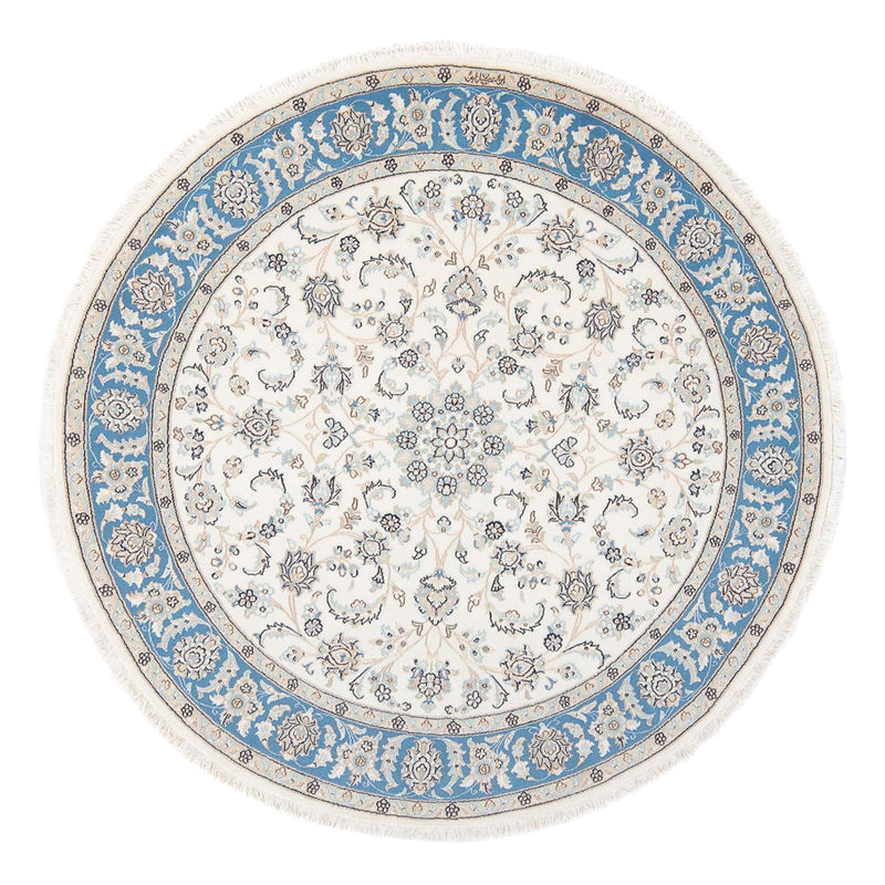 Nain - 6La teppe 148x149cm - Persisk teppe - krem