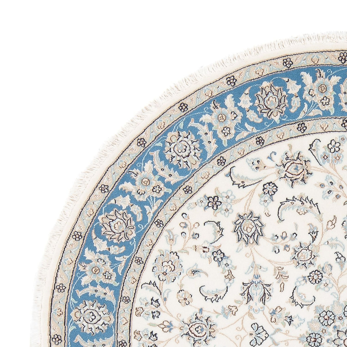 Nain - 6La teppe 148x149cm - Persisk teppe - krem