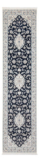 Nain - 6La teppe 81x302cm - Persisk teppe - mørkeblå