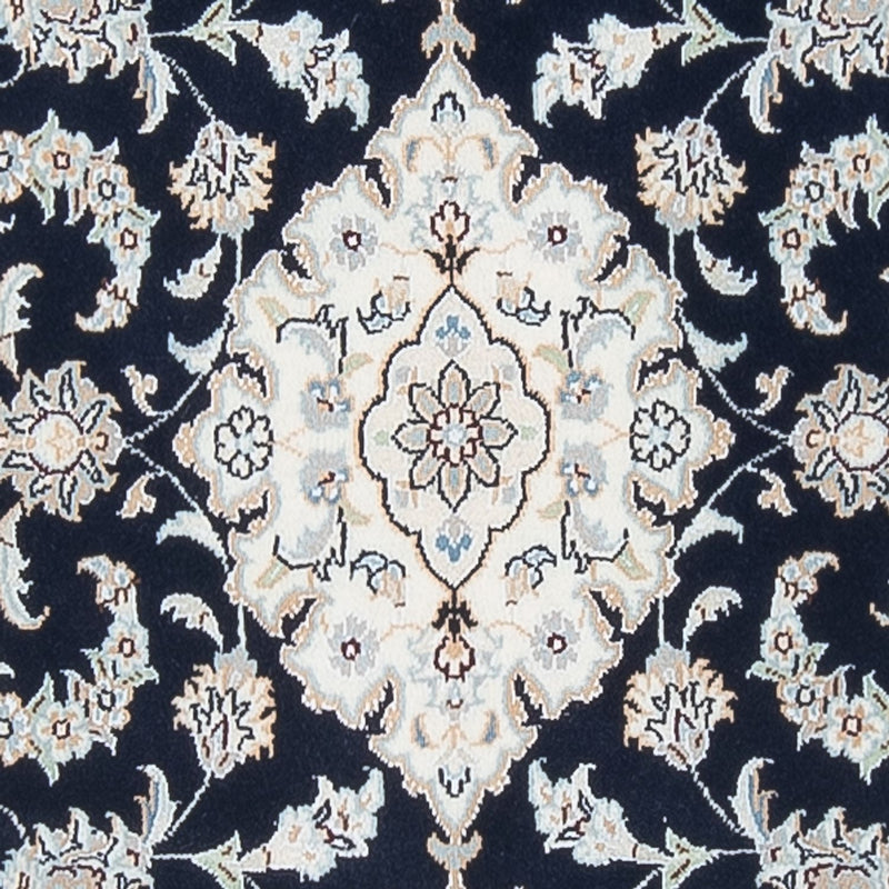 Nain - 6La teppe 81x302cm - Persisk teppe - mørkeblå