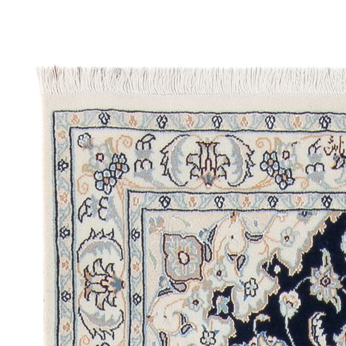 Nain - 6La teppe 81x302cm - Persisk teppe - mørkeblå