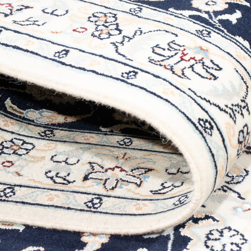Nain - 6La teppe 81x302cm - Persisk teppe - mørkeblå