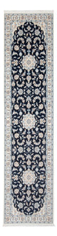 Løper Persisk teppe - Nain - Premium - 302 x 83 cm - mørkeblå