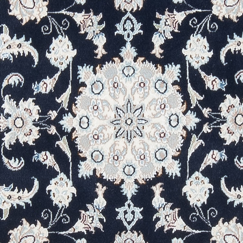Nain - 6La teppe 80x294cm - Persisk teppe - mørkeblå