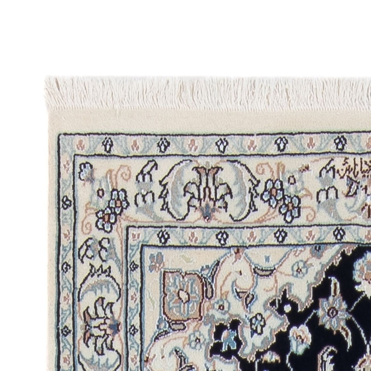Nain - 6La teppe 84x299cm - Persisk teppe - mørkeblå