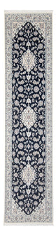 Nain - 6La teppe 80x300cm - Persisk teppe - mørkeblå
