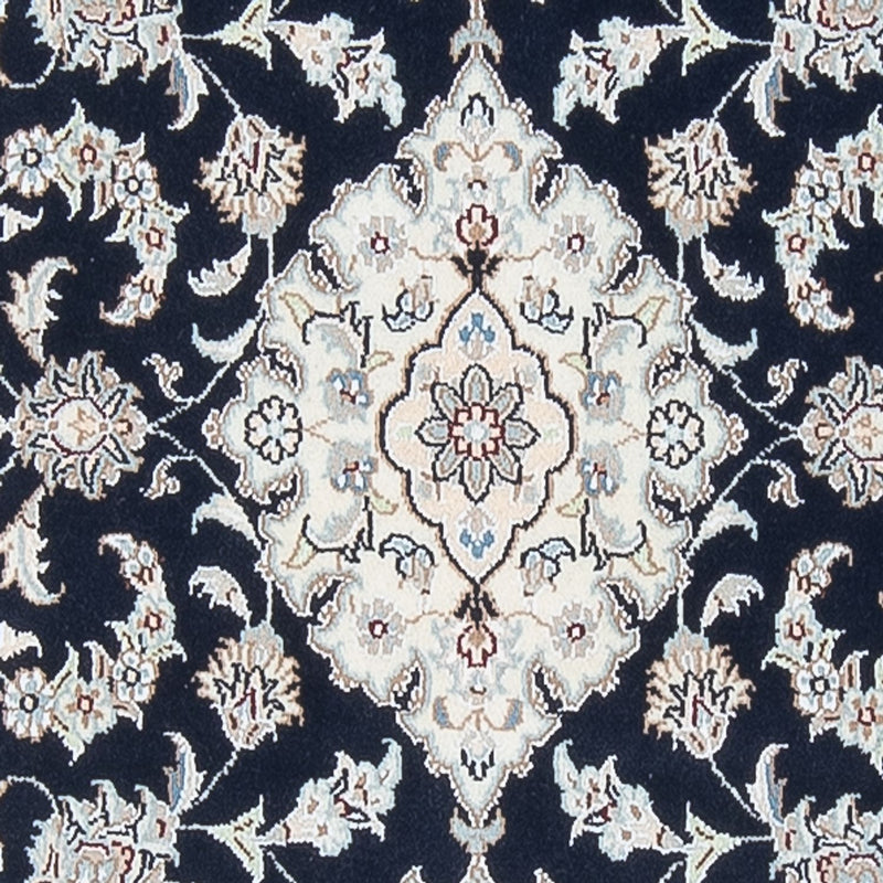 Nain - 6La teppe 80x300cm - Persisk teppe - mørkeblå