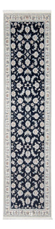 Nain - 6La teppe 82x302cm - Persisk teppe - mørkeblå