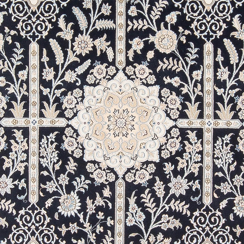 Persisk teppe - Nain - Premium - 297 x 200 cm - mørkeblå