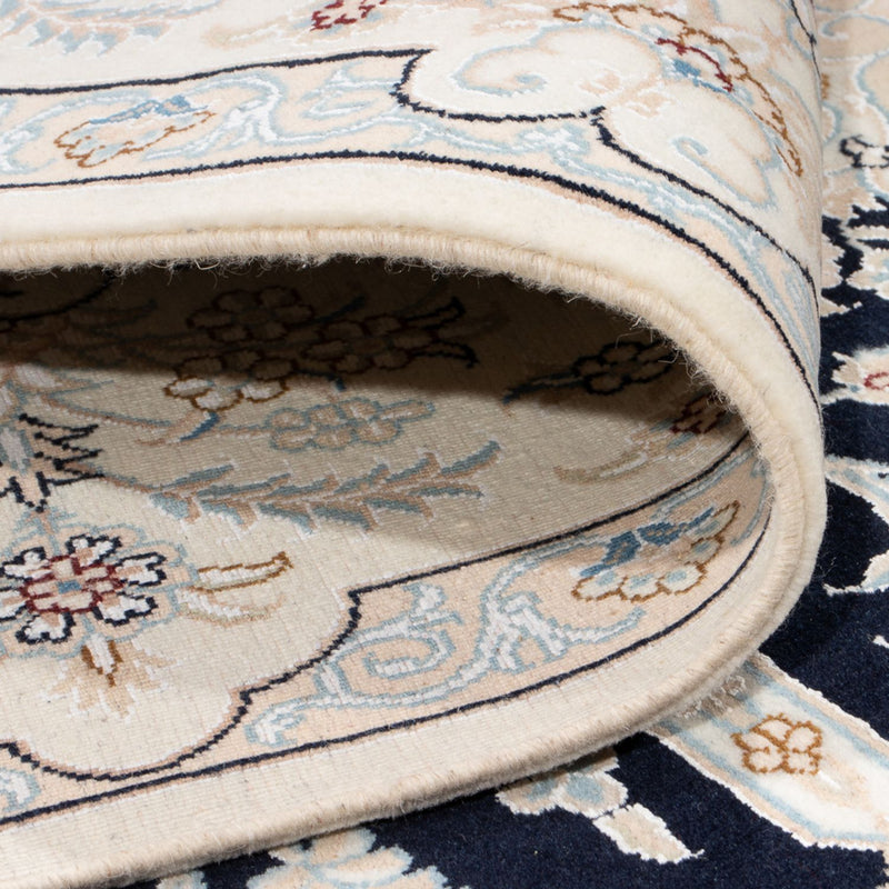 Persisk teppe - Nain - Premium - 297 x 200 cm - mørkeblå