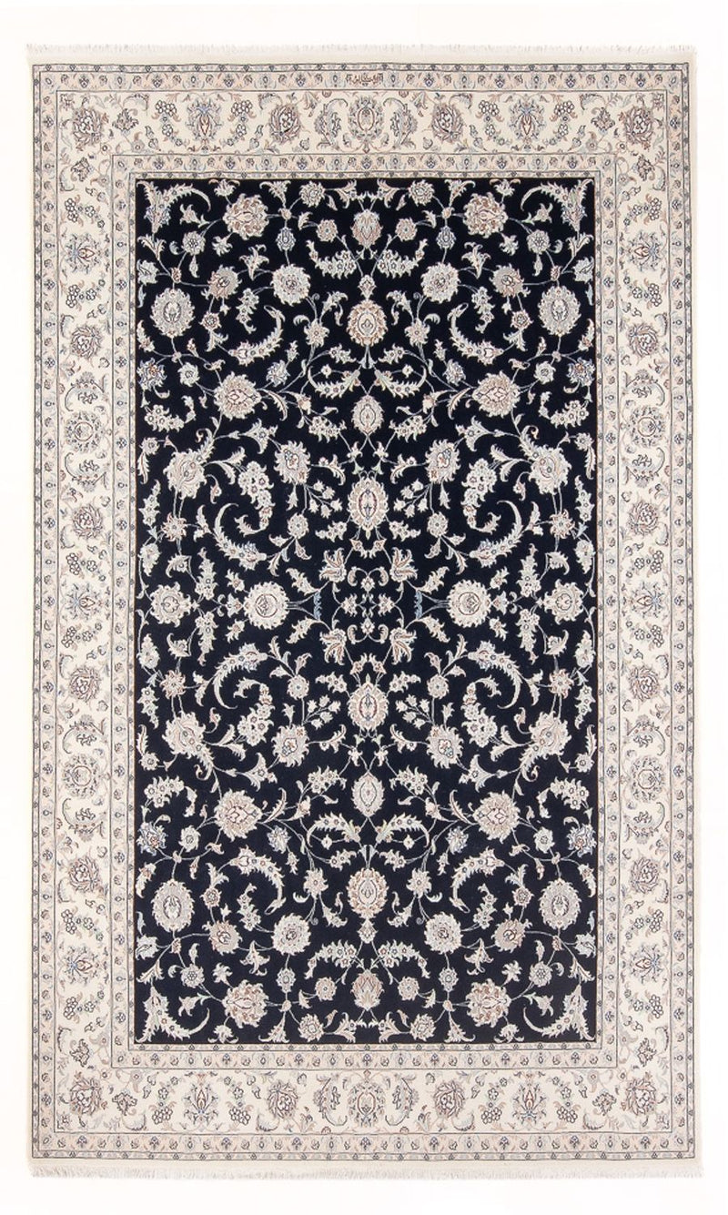 Persisk teppe - Nain - Premium - 297 x 198 cm - mørkeblå