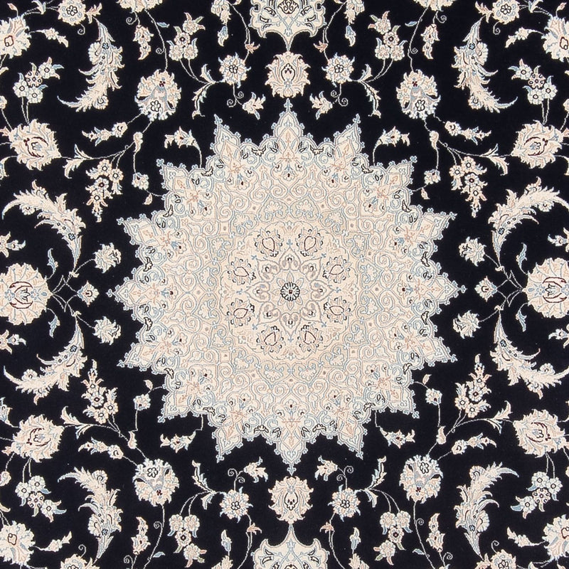 Persisk teppe - Nain - Premium - 340 x 246 cm - mørkeblå