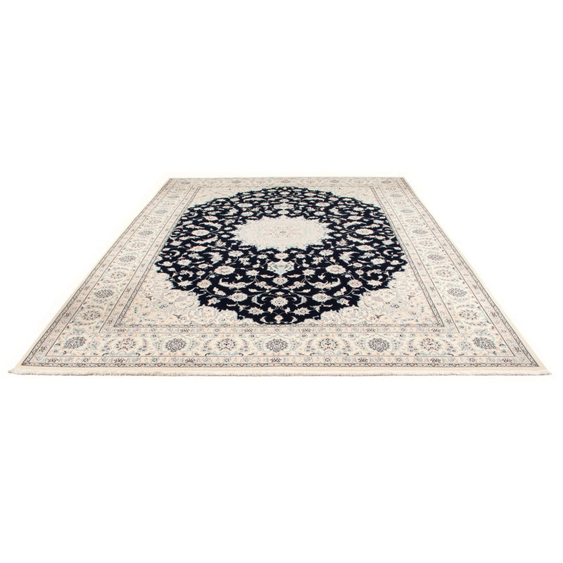 Persisk teppe - Nain - Premium - 340 x 246 cm - mørkeblå