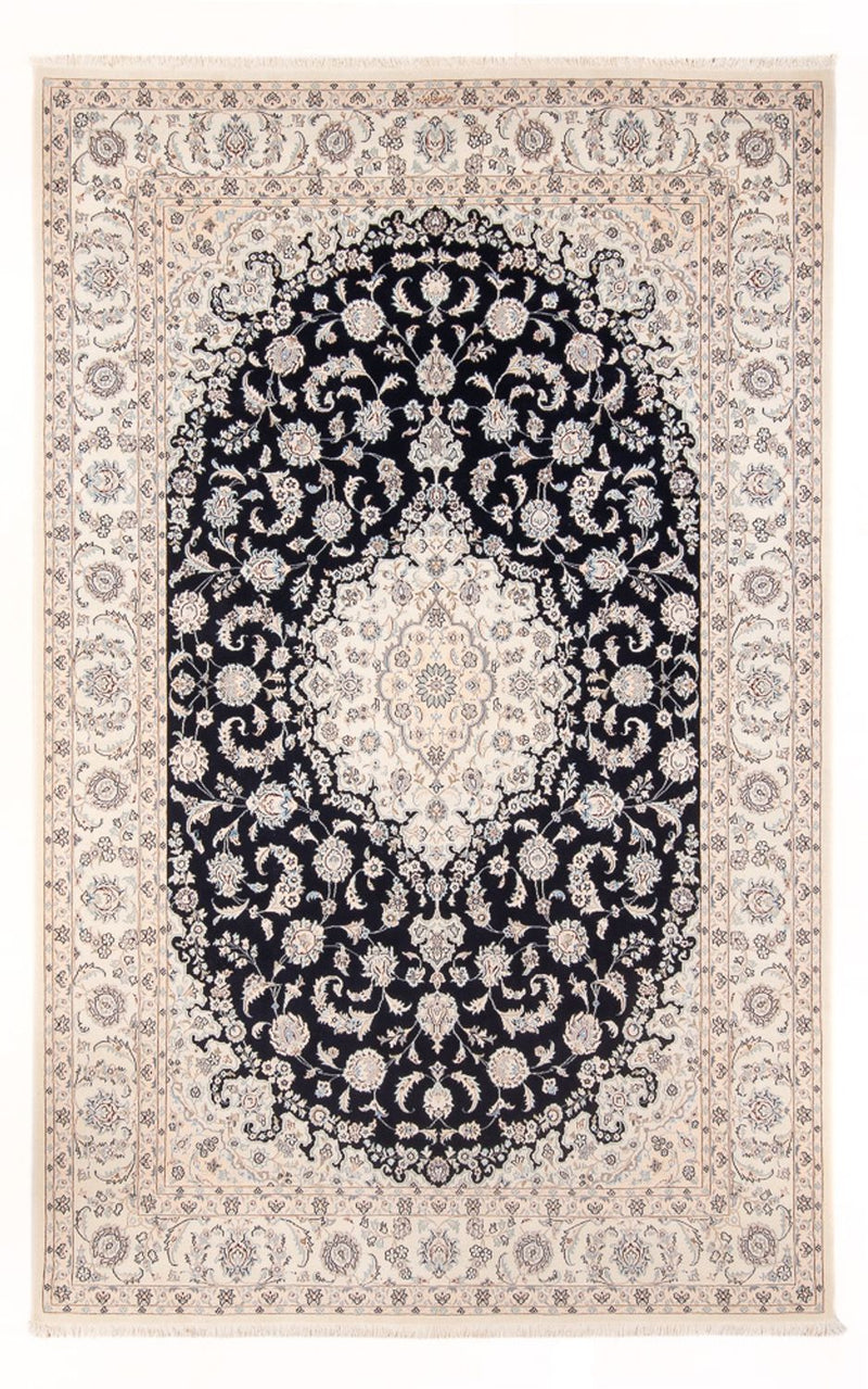 Persisk teppe - Nain - Premium - 300 x 200 cm - mørkeblå