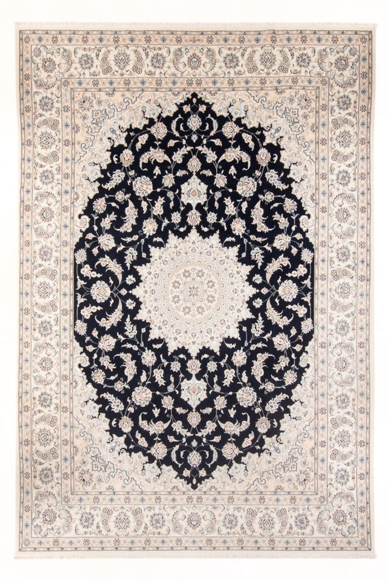 Persisk teppe - Nain - Premium - 344 x 245 cm - mørkeblå