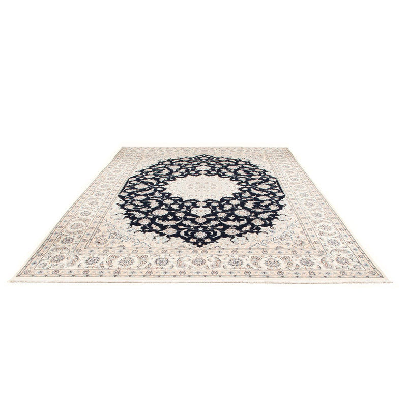 Persisk teppe - Nain - Premium - 344 x 245 cm - mørkeblå
