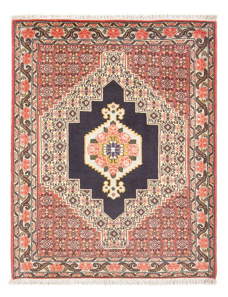 Persisk teppe - klassisk - 105 x 78 cm - mørkeblå