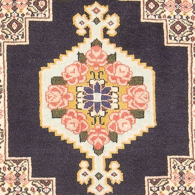 Persisk teppe - klassisk - 105 x 78 cm - mørkeblå