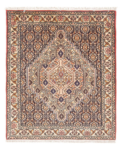 Senneh Teppe 75x98cm - Persisk teppe - mørkeblå
