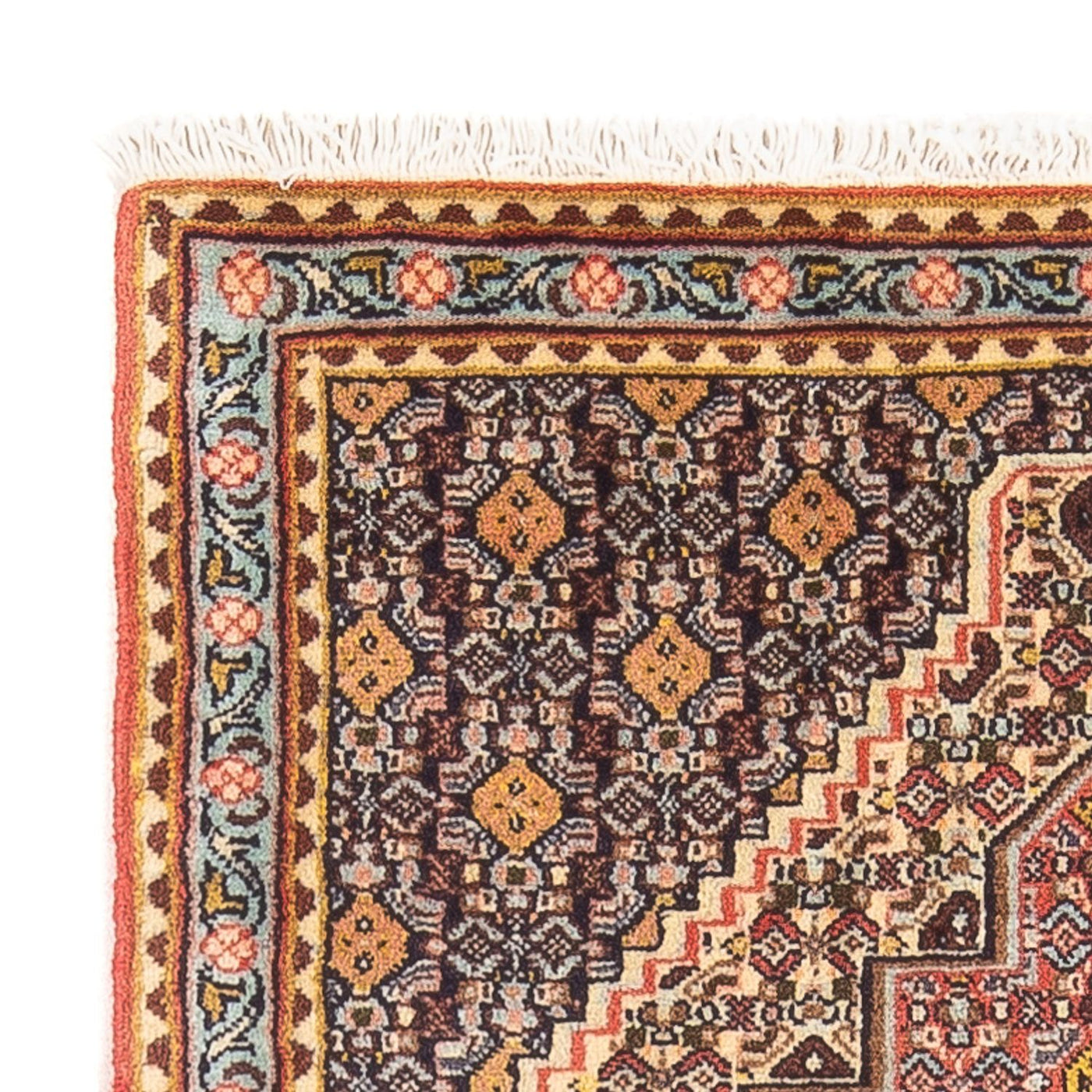 Persisk teppe - klassisk - 102 x 73 cm - flerfarget