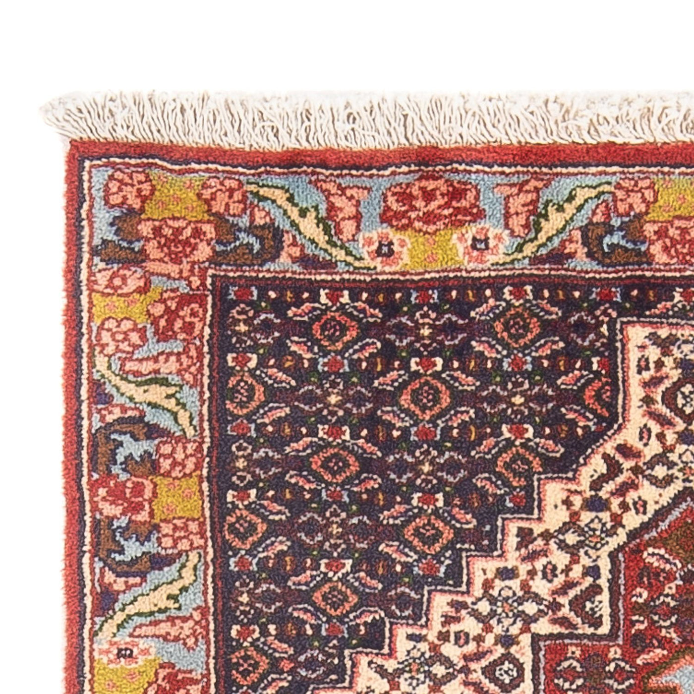 Persisk teppe - klassisk - 96 x 76 cm - mørkeblå