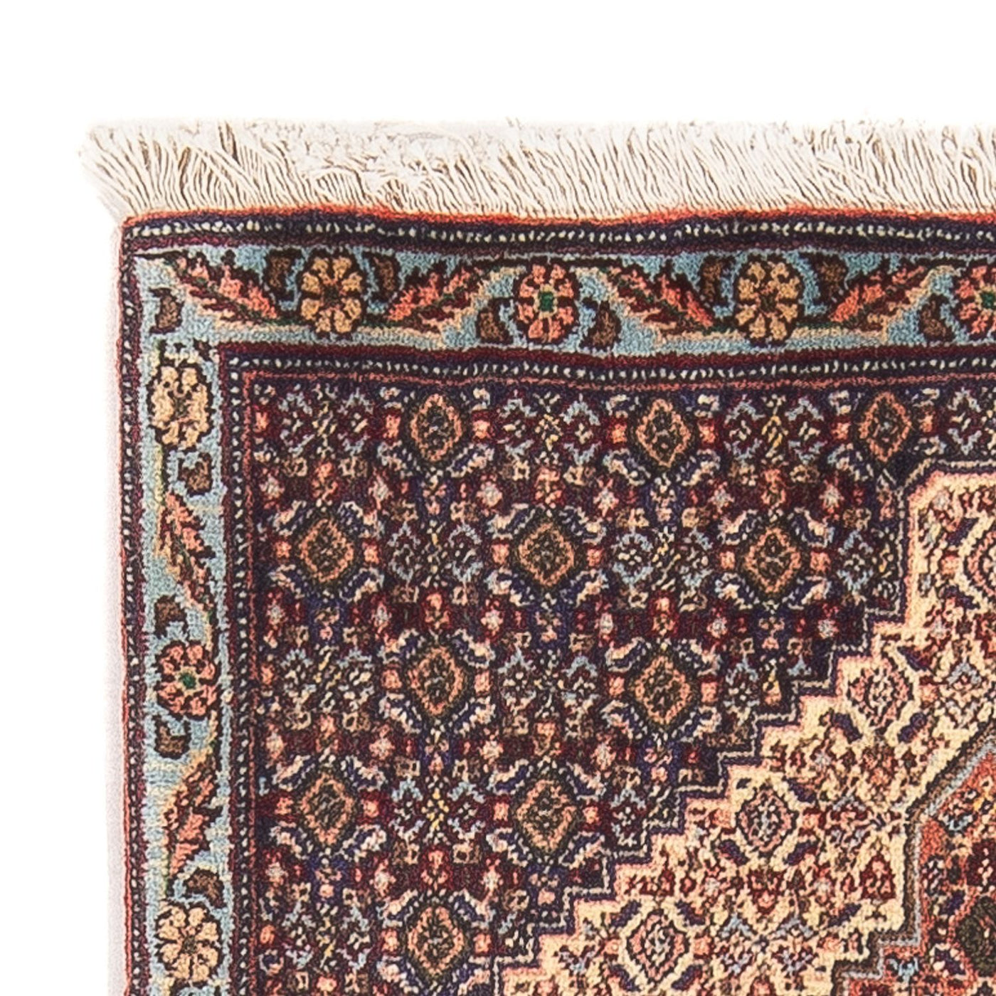 Persisk teppe - klassisk - 103 x 72 cm - mørkeblå