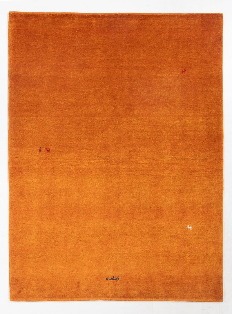 Persisk Gabbeh Teppe 153x193cm - Perserteppich Wollteppich