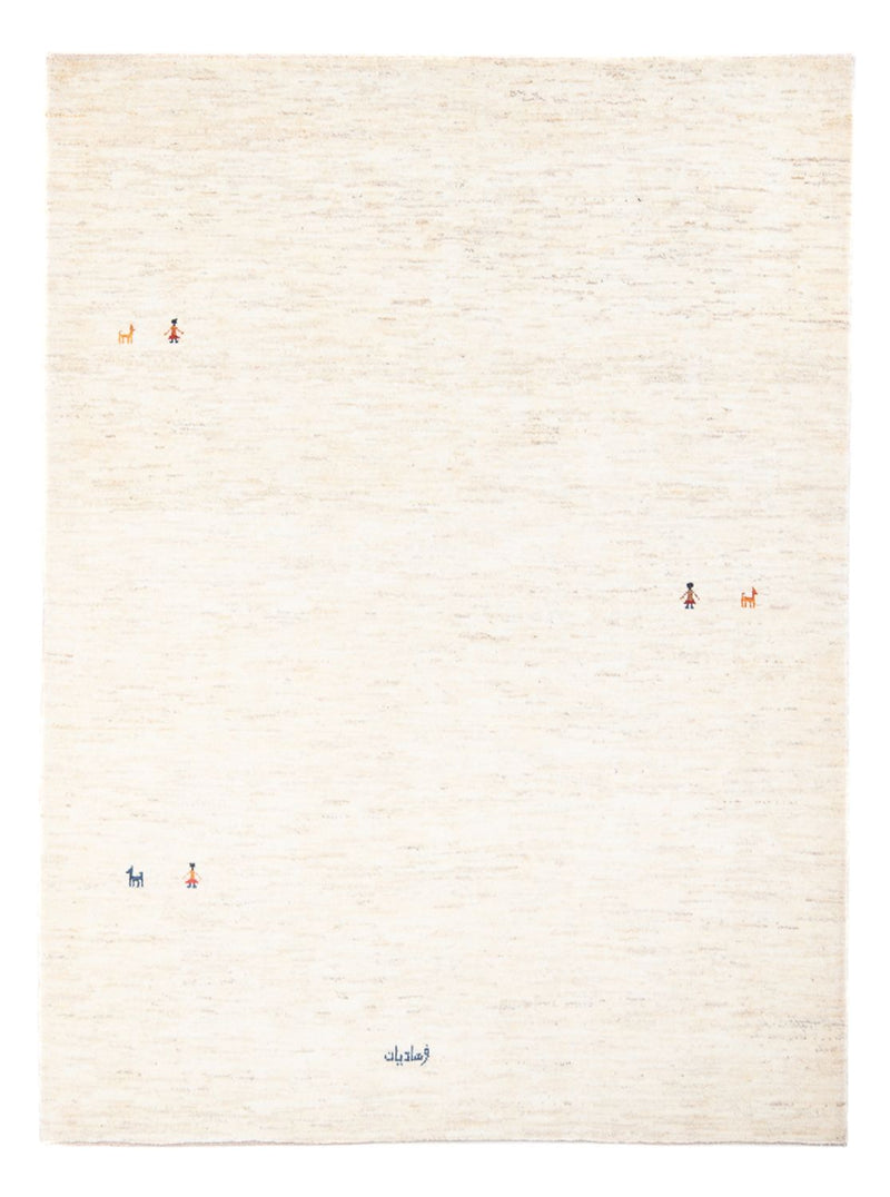 Persisk Gabbeh Teppe 196x152cm - Perserteppich Wollteppich