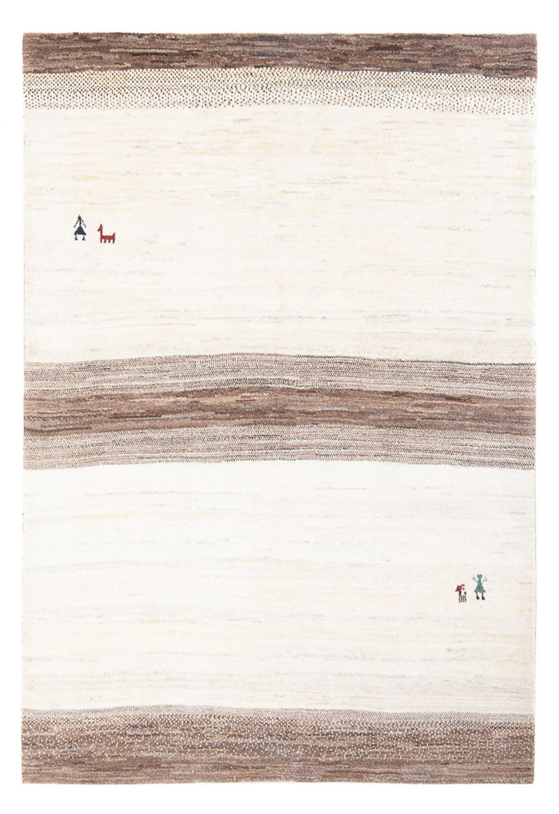 Persisk Gabbeh Teppe 205x147cm - Perserteppich Wollteppich