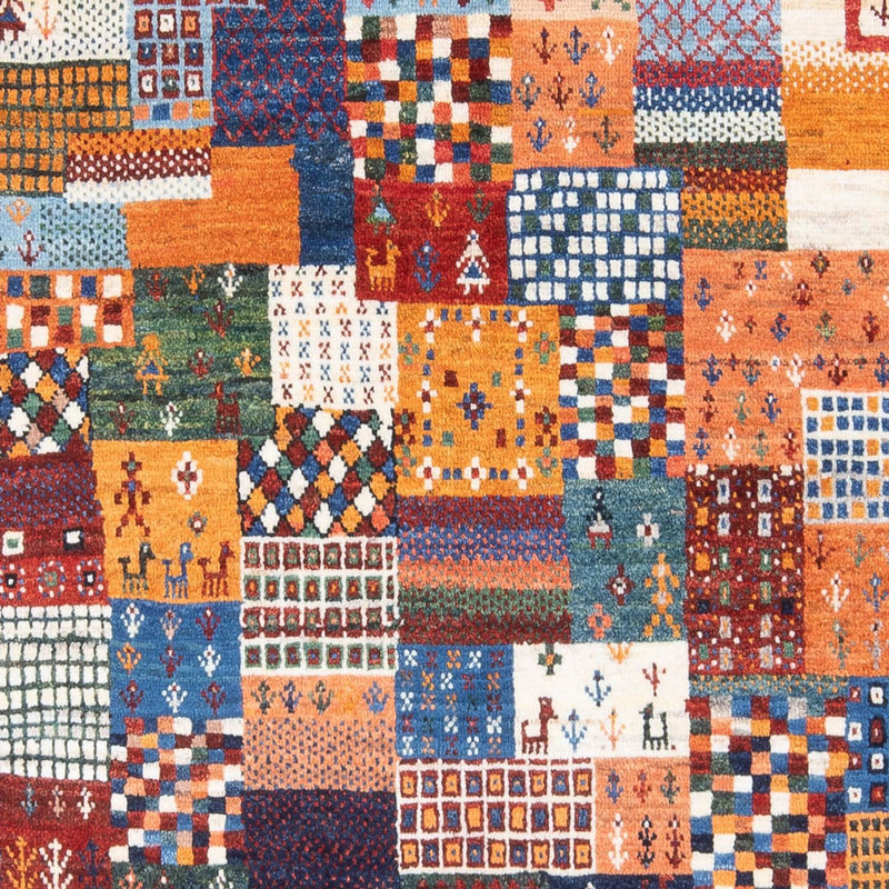 Persisk Gabbeh Teppe 148x198cm - Perserteppich Wollteppich