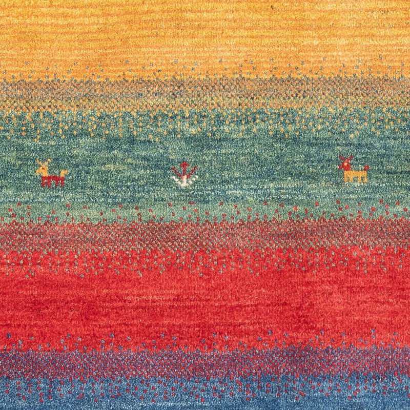 Persisk Gabbeh Teppe 108x152cm - Perserteppich Wollteppich