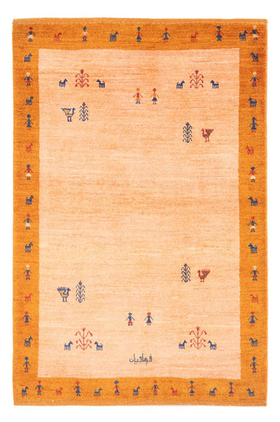 Persisk Gabbeh Teppe 99x149cm - Perserteppich Wollteppich