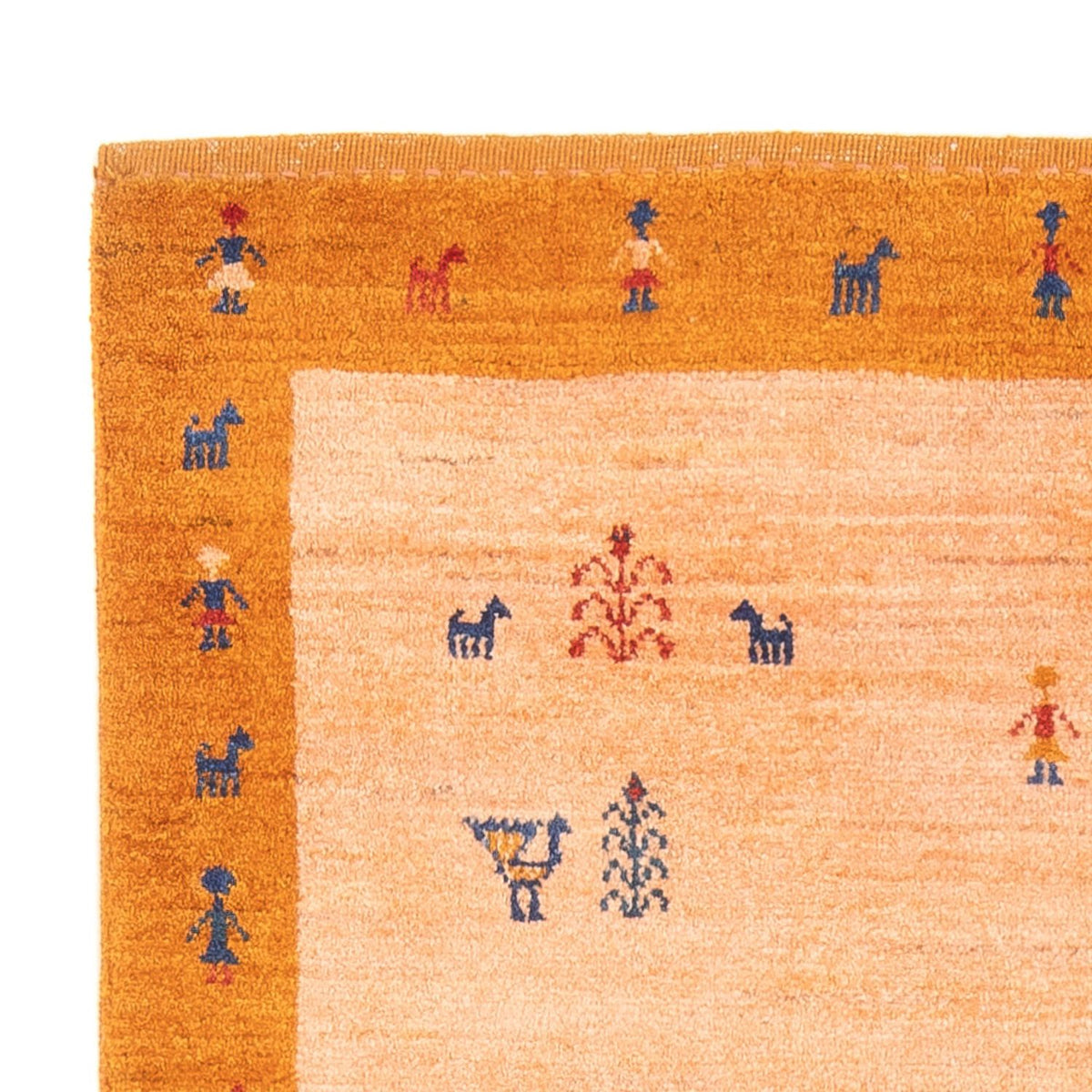 Persisk Gabbeh Teppe 99x149cm - Perserteppich Wollteppich