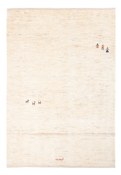 Persisk Gabbeh Teppe 140x188cm - Perserteppich Wollteppich