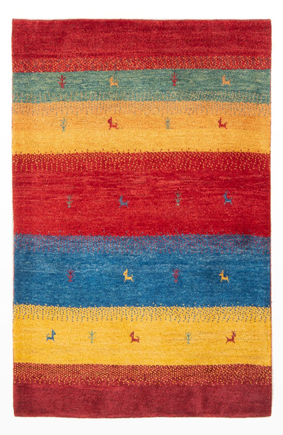 Persisk Gabbeh Teppe 104x151cm - Perserteppich Wollteppich