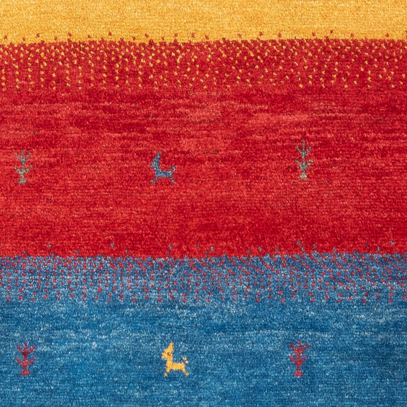 Persisk Gabbeh Teppe 104x151cm - Perserteppich Wollteppich